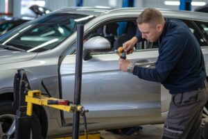 Paintless-Dent-Repair-Technician-at-Terrys-Auto-Body-and-Paint-Oceanside